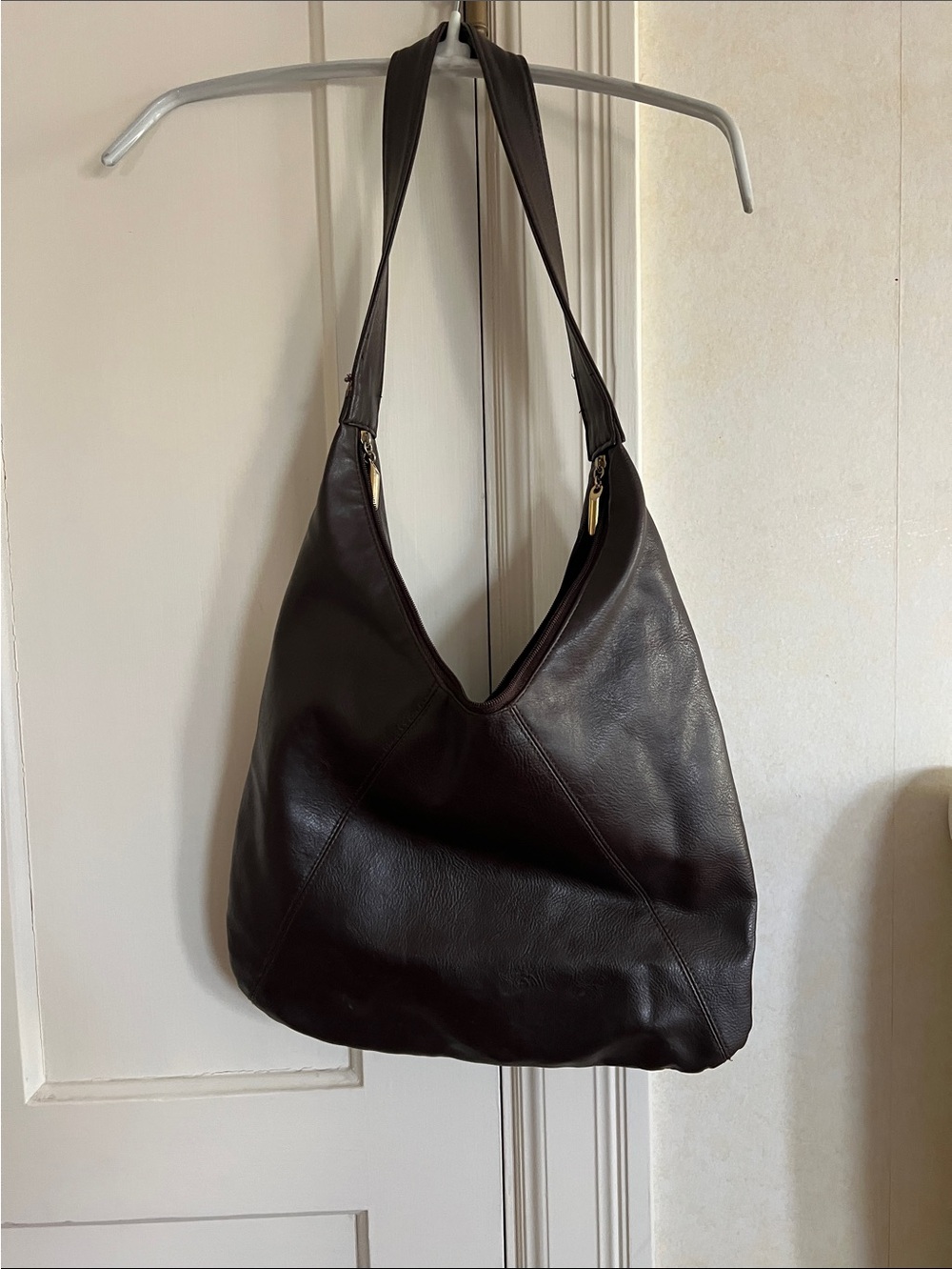 Brown Leather hobo bag